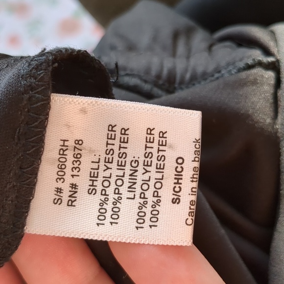 Small Love Tree Black Lace Up Detail Partially Lined Semisheer Jumpsuit - Picture 12 of 13